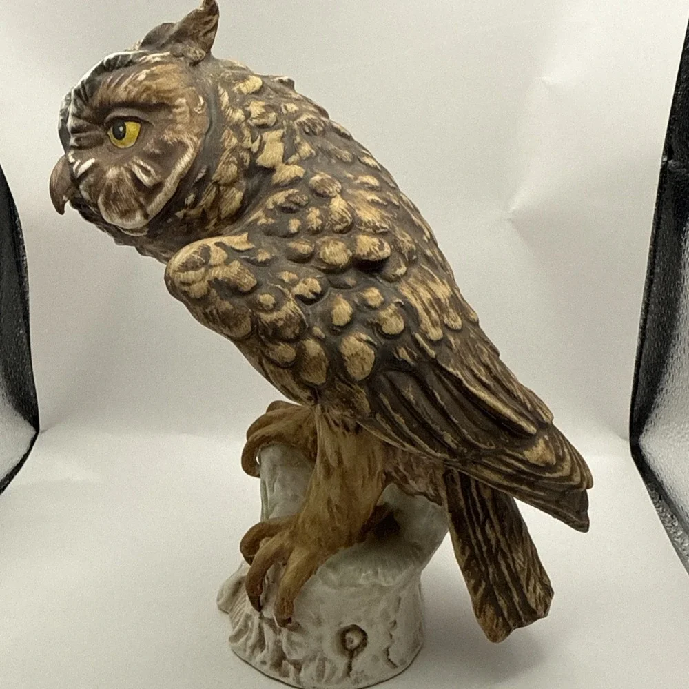 Vtg 1969 Goebel Hummel W Germany Screech Owl Porcelain Bird Figurine CV99 Matte